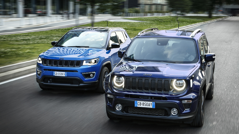 Έφθασαν στην Ελλάδα τα plug-in υβριδικά Jeep Renegade και Compass